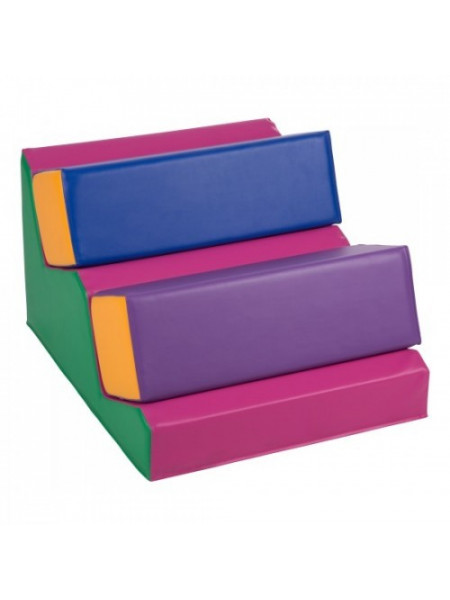 М'який ігровий тренажер Сходинки бруси М'який ігровий тренажер Сходинки бруси